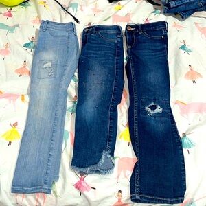 3 Pairs of Abercrombie Kids Jeans size 5/6